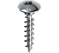 Mustad VITI TESTA LARGA FUNGO PANELVIT FC TX 7x70 mm 100 PEZZI CHROMITING® CON COLLARE