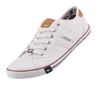 Mustang 1099-302 Sneaker, Scarpe da Ginnastica Basse Donna, White White 1, 39 EU