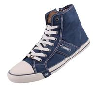 MUSTANG 1314-304-8 - Scarpe da Ginnastica Basse Donna, Blu (Blau 8)