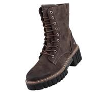 MUSTANG 1447-506, Stivale con Lacci Donna, Grigio Scuro, 36 EU