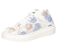 MUSTANG 1468-301, Scarpe Basse con Lacci Donna, Bianco Blu, 37 EU