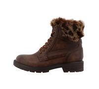 Stivali Casual Donna Mustang Tacco Basso Zip Laterale Mocha - 39 EU