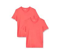 MUSTANG 2-pack V-neck 1006170, T-shirt Uomo, Rose Of Sharon 7246, S