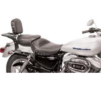 MUSTANG 76142 SELLA 2-UP CON BORCHIE HARLEY XL 883 C SPORTSTER CUSTOM 2005