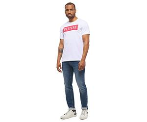 MUSTANG Alex C LOGO Tee, T-shirt Donna, General White 2045, M