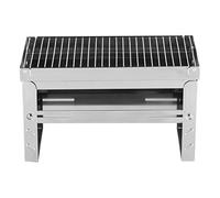 Bakaji Barbecue pieghevole Mustang TREK acciaio inox a carbonella 3,9 kg