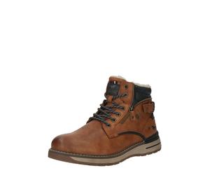 MUSTANG Boots stringati caramello / nero Uomo MUSTANG 44
