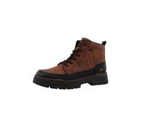 MUSTANG Boots stringati 'Peppin' cognac / nero Uomo MUSTANG 44