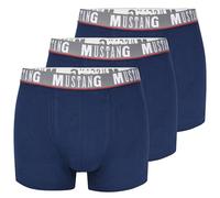 MUSTANG Boxer da uomo in cotone, confezione da 3 pezzi 4200, Blu, XXL