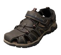 Mustang Ciabatte Uomo Casual Mocha, Sandali da Passeggio - 44 EU