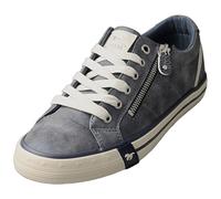 Mustang Donna Scarpa Sportiva Navy Sid Zip Low Casual Trainers - 40 EU