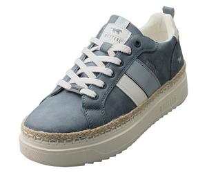 Mustang Donna Sneakers Basse Jeans Blu Fashion Trainers - 39 EU