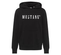 MUSTANG Felpa da Uomo con Cappuccio Bronson - Regular Fit S - 6XL Blu Nero, Nero 4142, XL