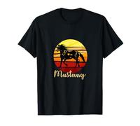 Mustang horse running in sunset Maglietta