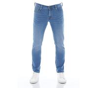 MUSTANG Jeans da uomo, elasticizzati, lunghi, Real X Oregon Tapered K, elasticizzati, in denim, in cotone, taglia: W 31 L 34, colore: Medium Blue Denim (312)