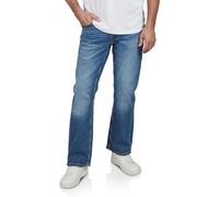 MUSTANG - Jeans da Uomo Oregon - Bootcut - Blu Chiaro - Blu Medio - Blu Scuro - Nero Medium Blue Denim (682). 36W x 34L