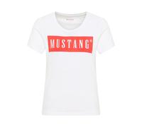 MUSTANG Maglietta 'ALMA' rosso sangue / bianco Donna MUSTANG XL