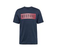 MUSTANG Maglietta 'Austin' marino / rosso rubino Uomo MUSTANG S marino / rosso rubino