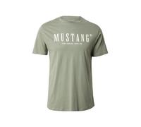 MUSTANG Maglietta 'Austin' verde chiaro / bianco Uomo MUSTANG S verde chiaro / bianco