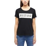 MUSTANG Maglietta da donna Style Alma Mezza manica Nero 4142 XXL Plus