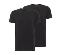 MUSTANG Style Allen Confezione da 2 T-Shirt, Nero 4142, L Uomo
