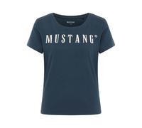 MUSTANG Maglietta Donna - Alma, Cotone, Collo Rotondo, Logo