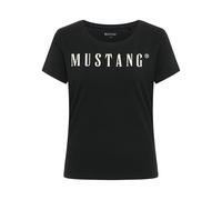 MUSTANG Maglietta Donna - Alma, Cotone, Collo Rotondo, Logo