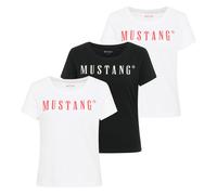 MUSTANG Maglietta rosso / nero / bianco Donna MUSTANG M