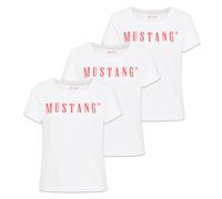 MUSTANG Maglietta rosso sangue / bianco Donna MUSTANG S