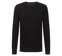 MUSTANG Maglione da Uomo a Girocollo Elliot - Regular Fit S - 6XL Blu Nero, Nero 4142, 4XL