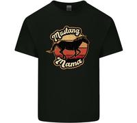 MUSTANG Mama Cavallo Equestre Festa Della Mamma Uomo Cotone T-Shirt