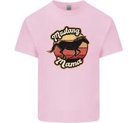 MUSTANG Mama Cavallo Equestre Festa Della Mamma Uomo Cotone T-Shirt