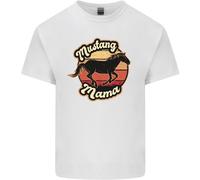 MUSTANG Mama Cavallo Equestre Uomo Cotone T-Shirt