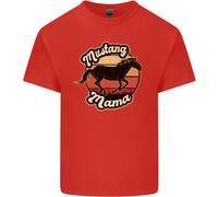 MUSTANG Mama Cavallo Equestre Uomo Cotone T-Shirt
