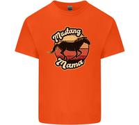 MUSTANG Mama Cavallo Equestre Uomo Cotone T-Shirt