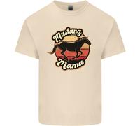 MUSTANG Mama Cavallo Equestre Uomo Cotone T-Shirt