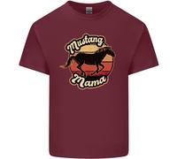 MUSTANG Mama Cavallo Equestre Uomo Cotone T-Shirt