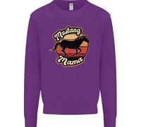 Mustang Mama Equestrian Horse Kids Sweatshirt Jumper