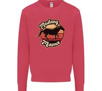 Mustang Mama Equestrian Horse Kids Sweatshirt Jumper