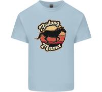 Mustang Mama Equestrian Horse Kids T-Shirt Ragazzi E Ragazze