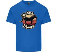 Mustang Mama Equestrian Horse Kids T-Shirt Ragazzi E Ragazze