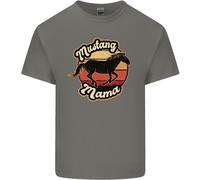 Mustang Mama Equestrian Horse Kids T-Shirt Ragazzi E Ragazze