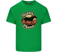 Mustang Mama Equestrian Horse Kids T-Shirt Ragazzi E Ragazze