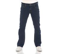 MUSTANG Oregon Bootcut - Jeans da uomo, in denim elasticizzato, in cotone, colore blu, nero, W30 W31 W32 W33 W34 W36 W38 W40, Blu (blu scuro 980)., 30W x 30L