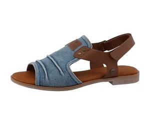 MUSTANG Sandali classici da donna, sandali da donna, Blu 01770, 40 EU