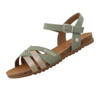 MUSTANG Sandali classici da donna, sandali da donna, salvia, 38 EU