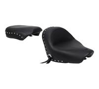 Mustang Sella Per Moto One Piece Wide Touring 2-up Studded Conchos 76520