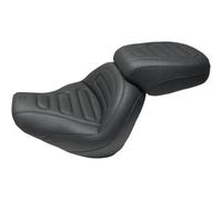 Mustang Sella Per Moto Pillion Recessed Touring Stitched Harley Davidson Softail