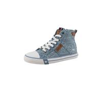 MUSTANG Sneaker alta blu denim Donna - Scarpe - Sneakers - Scarpe di tela MUSTANG 36