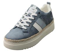 MUSTANG Sneaker basse da donna, alla moda, in jeans, blu, Jeans blu., 5.5 UK